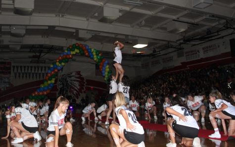 RHS Cheerleaders rock the house