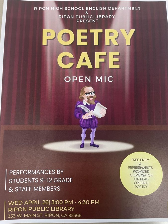 Upcoming Poetry Cafe