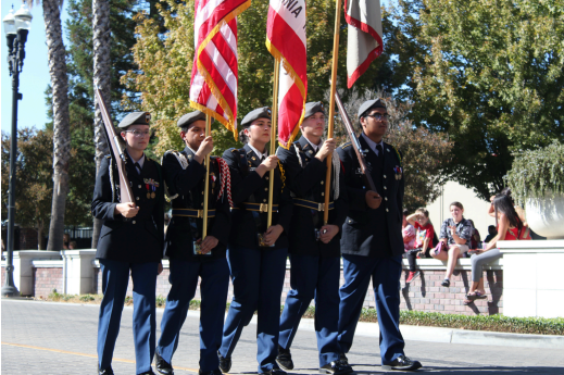 Color Guard Paints The Sky