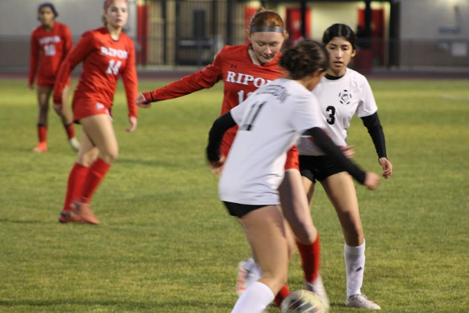 Jv and Varsity Girls Soccer Strike Again