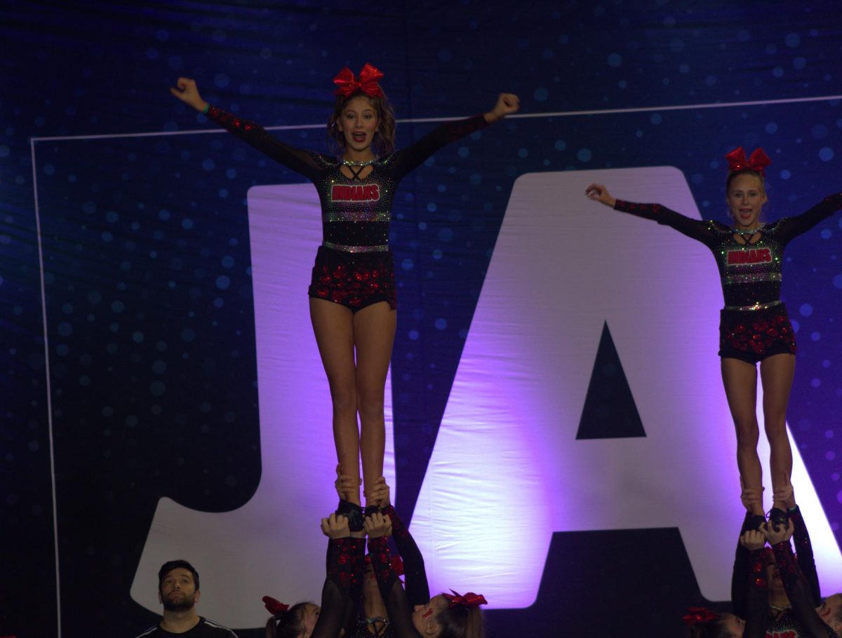 RHS Cheer Soar on Friday Night Lights