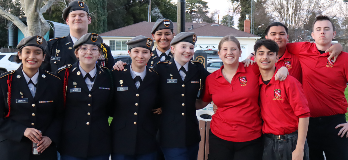 Ripon High JROTC cadet volunteers